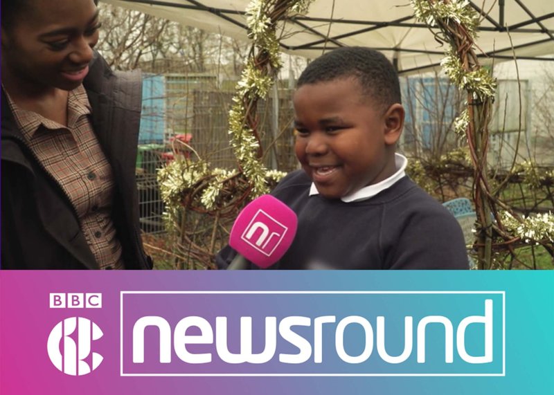 Image of BBC Newsround visit Grange!